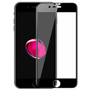Стъклен протектор 6D за iPhone 7 / 8, Черен
