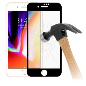 Tempered Glass 6D for iPhone 7 / 8, Black 3