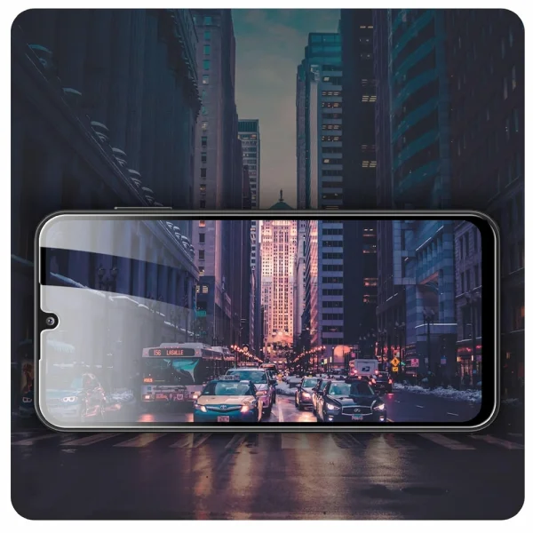 Glass Screen Protector 5D Full Glue for Samsung Galaxy A15, Black 2