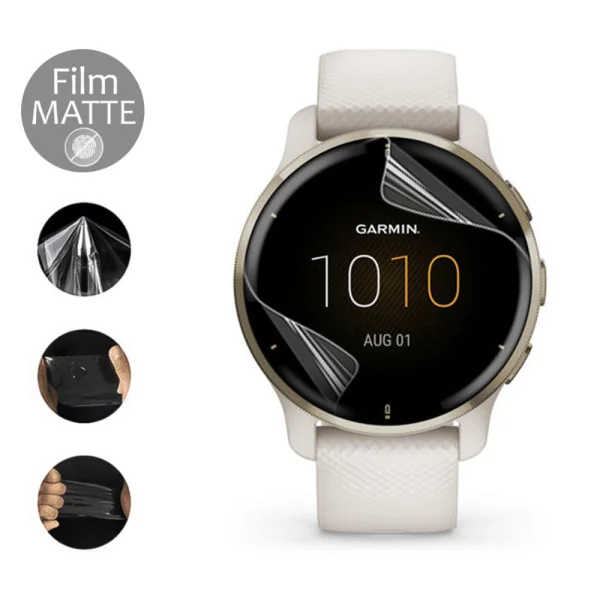 MATTE hydrogel protector for Garmin Venu 2 Plus watch 1