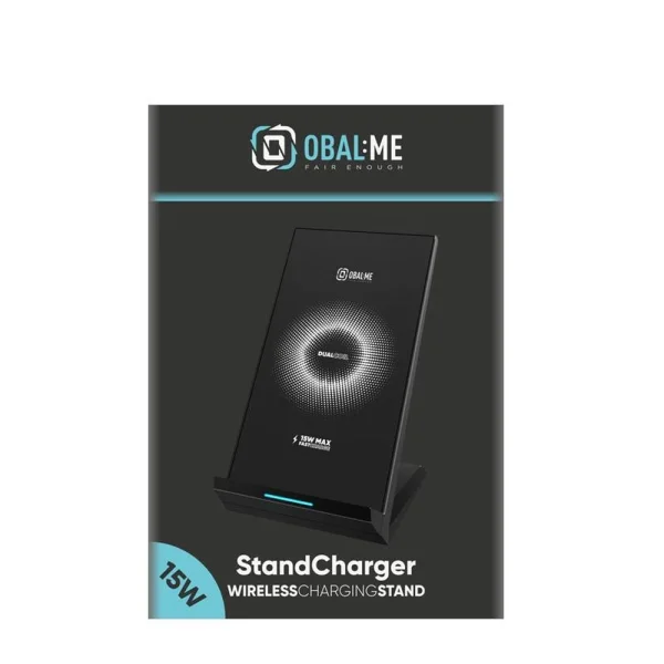 OBAL-ME Wireless Charging Stand 15W Wireless Charger, Black 4