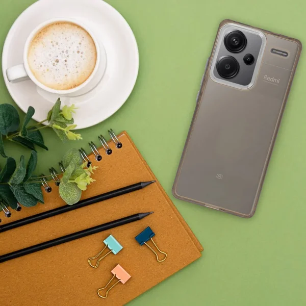 Силиконов калъф PEARL за Xiaomi Redmi Note 13 Pro Plus 5G, Черен 3
