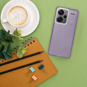 Силиконов калъф PEARL за Xiaomi Redmi Note 13 Pro Plus 5G, Лилав 3