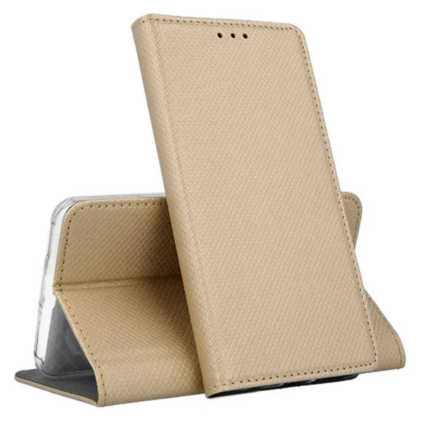 Калъф Тефтер Smart Book за Xiaomi 14T Pro, Златист 4