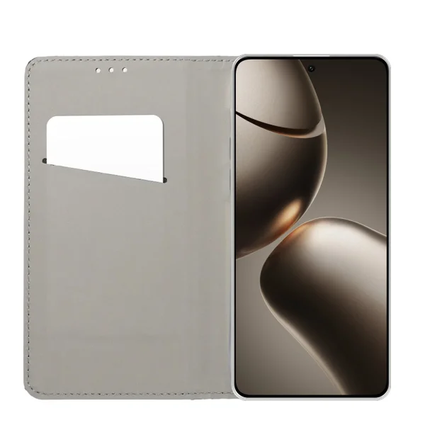 Калъф Тефтер Smart Book за Xiaomi 14T Pro, Златист 2