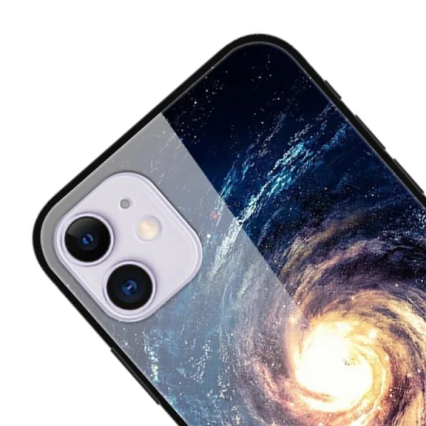 Стъклен Гръб Glass за iPhone 12 Pro / iPhone 12, Галактика 2