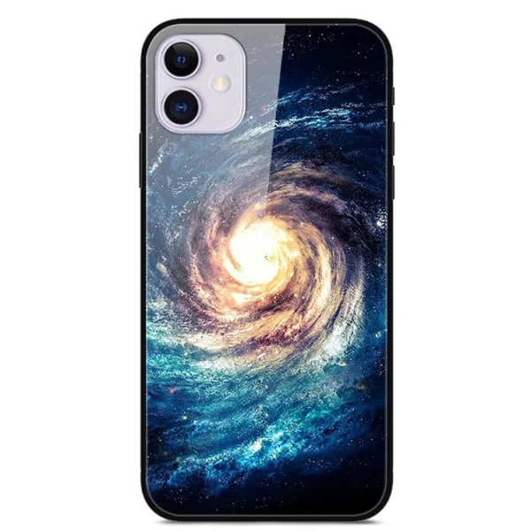 Стъклен Гръб Glass за iPhone 12 Pro / iPhone 12, Галактика 1
