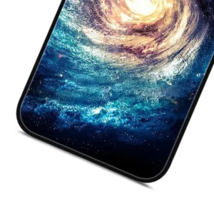 Стъклен Гръб Glass за iPhone 12 Pro / iPhone 12, Галактика 3