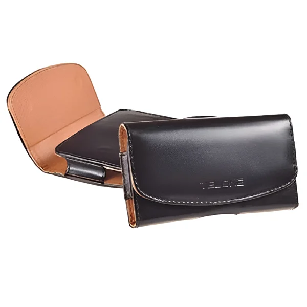 LEATHER BELT CASE - Size 16 - Black 2