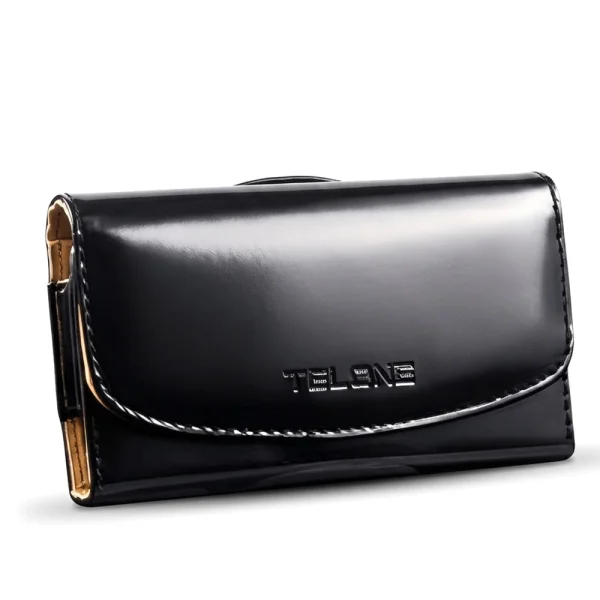 LEATHER BELT CASE - Size 16 - Black 1