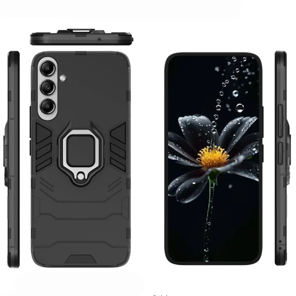 Удароустойчив калъф Techsuit CamShield за Samsung Galaxy S25, Черен 2