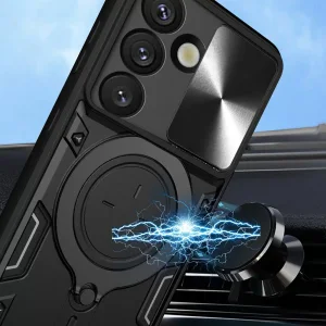 Shockproof case Techsuit Camguard pro for Samsung Galaxy S25, Black 5