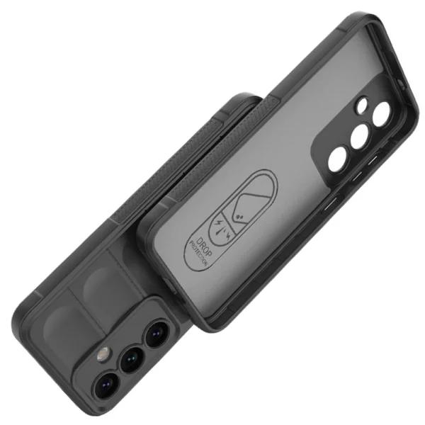 Techsuit Magic Shield Silicone Case for Samsung Galaxy S25, Black 2