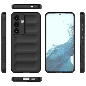 Techsuit Magic Shield Silicone Case for Samsung Galaxy S25, Black 3
