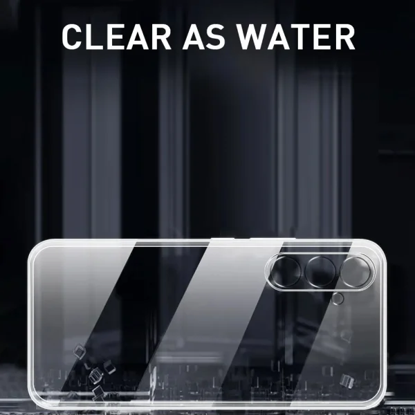 Silicone Case Techsuit Clear for Samsung Galaxy S25, Transparent 3