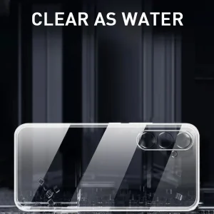 Silicone Case Techsuit Clear for Samsung Galaxy S25, Transparent 3