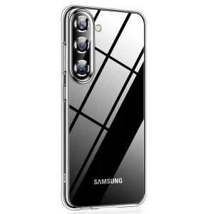 Силиконов калъф Techsuit Clear за Samsung Galaxy S25, Прозрачен