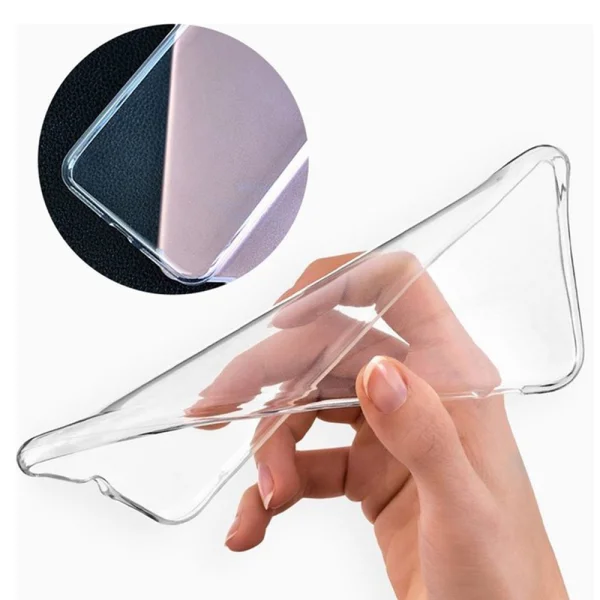 Techsuit Clear Silicone Case for Samsung Galaxy S25 Ultra, Transparent 3