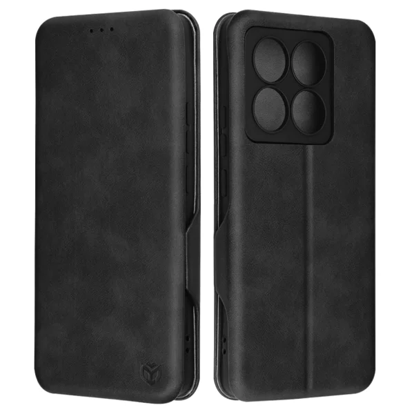 Flip Case Techsuit Safe Wallet Plus for Xiaomi 14 Pro, Black 1