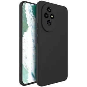 Силиконов калъф Matte за Honor 200 Pro, Черен