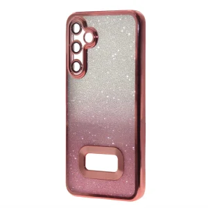 Силиконов калъф Shining Frame за Samsung A55 5G, Розов