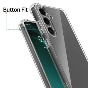 Anti Shock silicone case for Samsung Galaxy A55 5G, Transparent 4