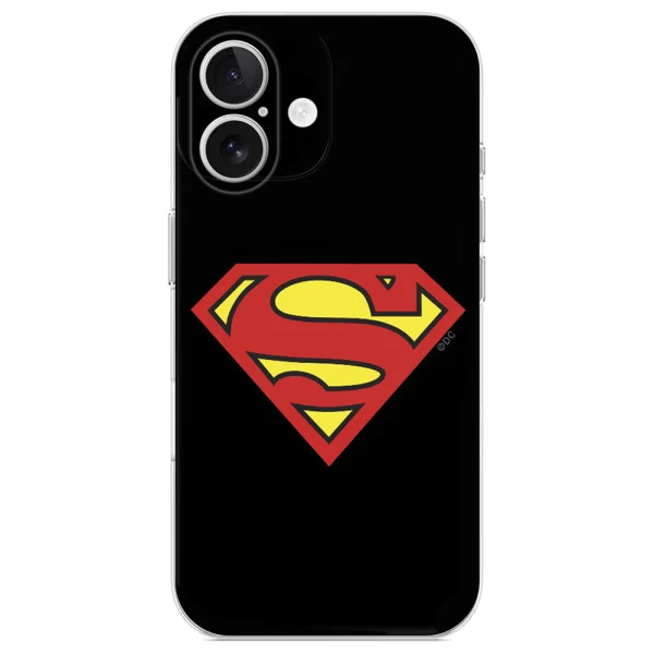 Superman case for iPhone 16, Superman logo 1