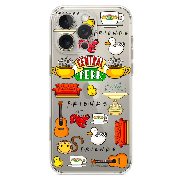 Калъф Friends за iPhone 16 Pro, Прозрачен 1
