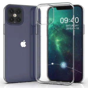 Силиконов калъф за iPhone 12 Pro Max, 2 mm, Прозрачен