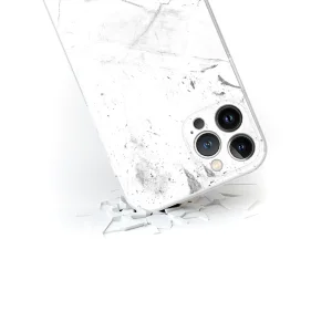Калъф Abstract за iPhone 16 Pro, Бял мрамор 3