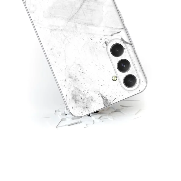 Case Abstract for Samsung Galaxy A55 5G, White Marble 2