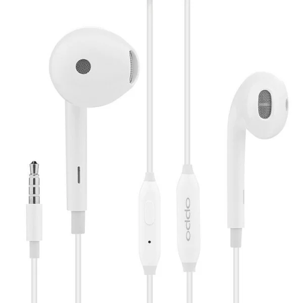 OPPO MH135 bulk earphones with microphone, White 1