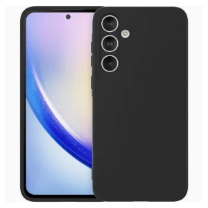 Силиконов калъф Techsuit SoftFlex за Samsung Galaxy A55 5G, Черен