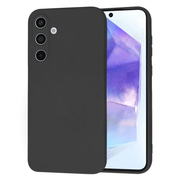 Techsuit SoftFlex MagSafe Silicone Case for Samsung Galaxy A55 5G, Black 2
