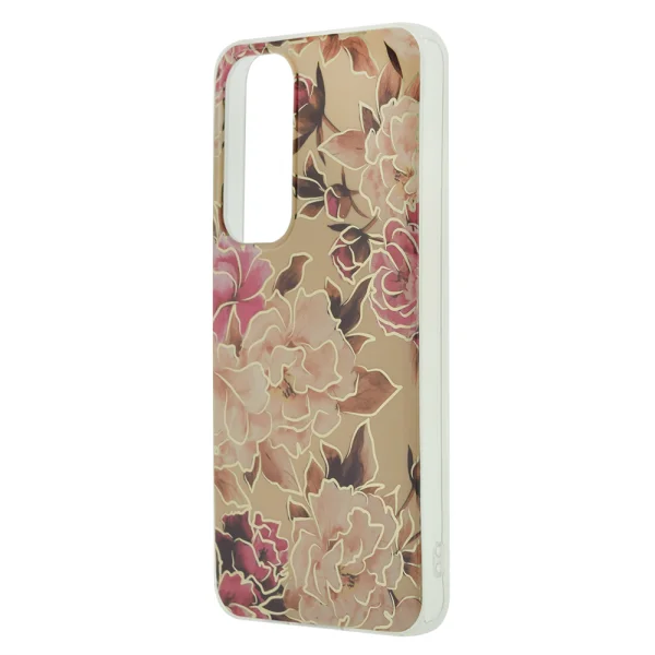 Plastic Case Techsuit Marble for Samsung Galaxy A55 5G, Flowers 2