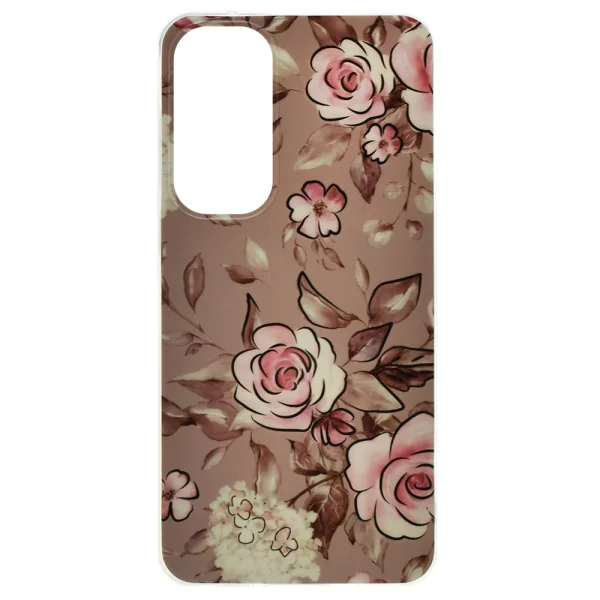Techsuit Marble plastic case for Samsung Galaxy A55 5G, Roses 3
