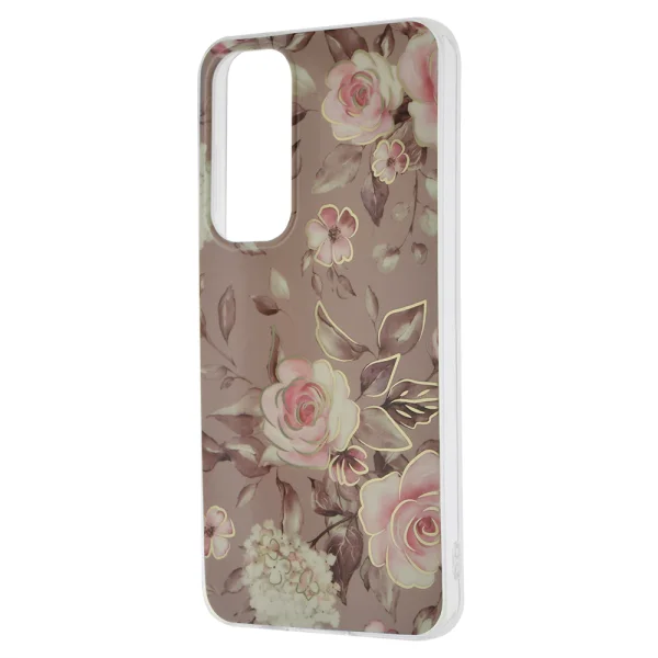Techsuit Marble plastic case for Samsung Galaxy A55 5G, Roses 2