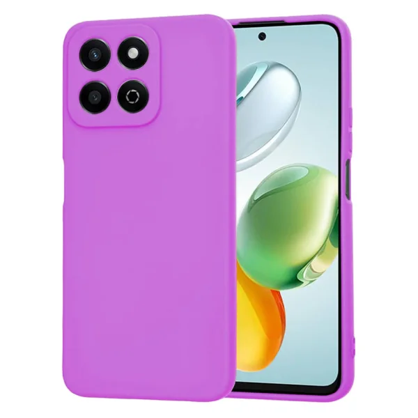 Techsuit SoftFlex Silicone Case for Honor 200 Smart/X7c, Purple 1