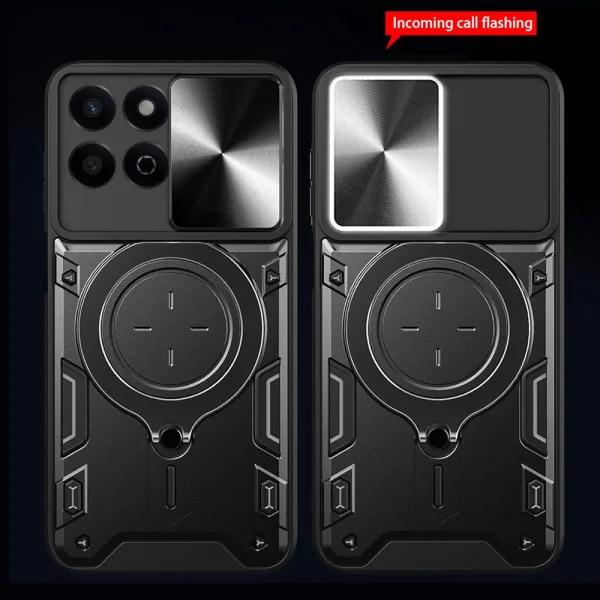 Удароустойчив калъф Techsuit Camguard pro за Huawei Honor 200 Smart/X7c, Черен 2