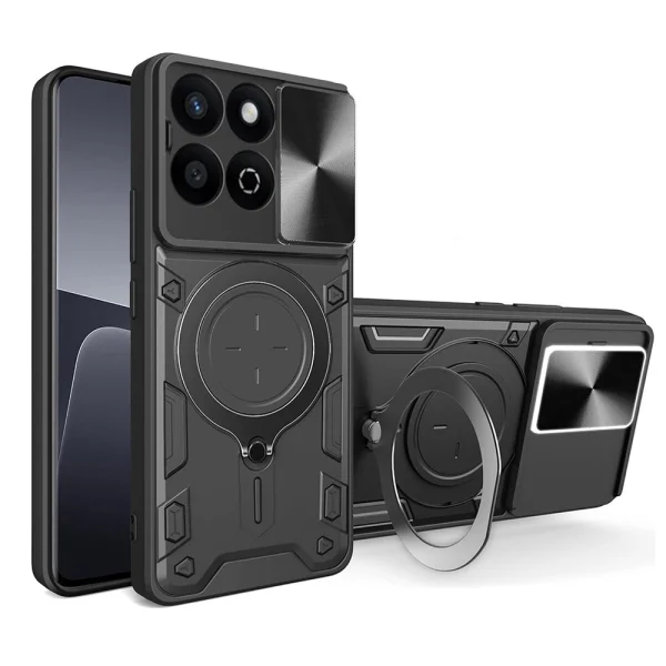 Удароустойчив калъф Techsuit Camguard pro за Huawei Honor 200 Smart/X7c, Черен 4