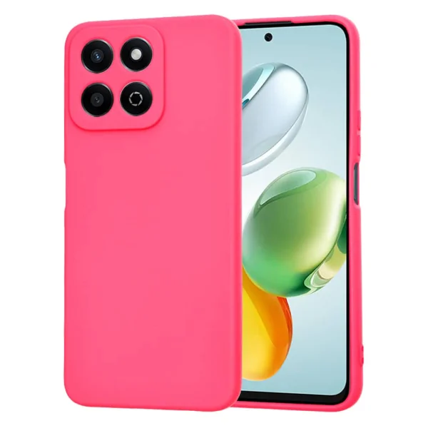 Силиконов калъф Techsuit SoftFlex за Honor 200 Smart / X7c, Тъмно розов 1