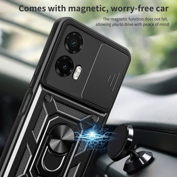 Shockproof case Techsuit CamShield for Motorola Moto G35, Black 5