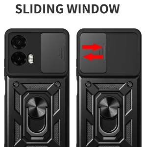 Shockproof case Techsuit CamShield for Motorola Moto G35, Black 3