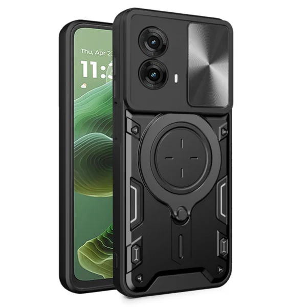 Удароустойчив калъф Techsuit Camguard pro заMotorola Moto G35, Черен 1