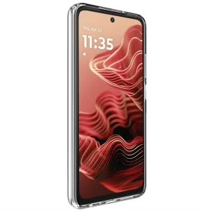 Силиконов калъф Techsuit Silicone за Motorola Moto G35, Прозрачен 3