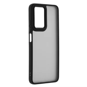 Удароустойчив калъф Techsuit HaloFrost за Motorola Moto G35, Черен