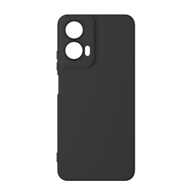 Silicone case Matt for Motorola G35 5G, Black 3