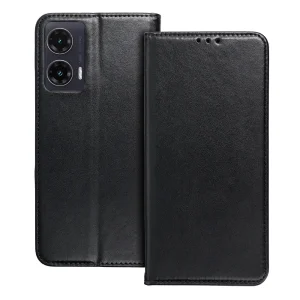 Калъф Тефтер Magnetic за Motorola G35 5G, Черен