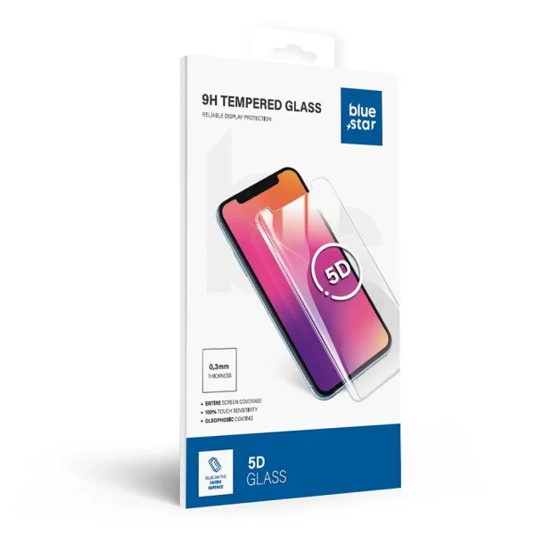 Стъклен Протектор 5D Full Glue за Samsung Galaxy S25 Ultra, Черен 2
