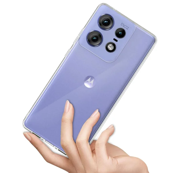 Силиконов Гръб 2mm Motorola Edge 50 Pro 5G, Прозрачен 3